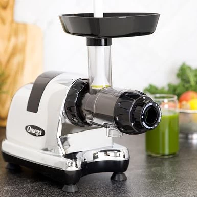 Omega - J8006HDC Slow Juicer And Nutrition System - Chrome - Image 6