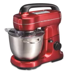 Hamilton Beach - 7 Speed 4qt Stand Mixer Red