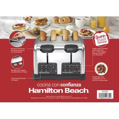 Hamilton Beach - Classic 4 Slice Toaster W/ Sure-Toast Stainless Steel - Image 11