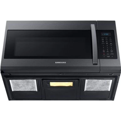 Samsung 1.9 Cu. Ft. Fingerprint Resistant Black Stainless Steel Over-The-Range Microwave With Sensor Cooking - Image 4