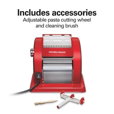 Hamilton Beach Electric Pasta Machine - Red - Image 7