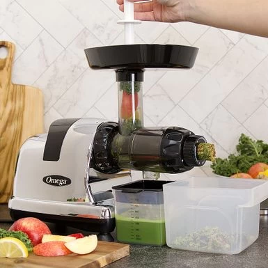 Omega - J8006HDC Slow Juicer And Nutrition System - Chrome - Image 5