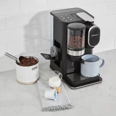 Cuisinart - Grind & Brew Single-Serve Coffeemaker - Black - Image 17