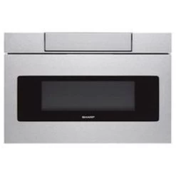 Sharp - 1.2 Cu. Ft. Built-In Microwave Drawer - Stainless Steel