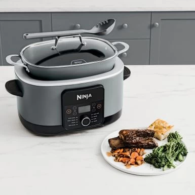 Ninja - Foodi PossibleCooker PRO, 8.5qt Multi-Cooker - Sea Salt Grey - Image 5