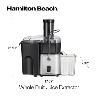 Hamilton Beach Whole Fruit Juice Extractor - Silver - Image 9