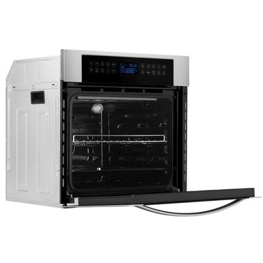 Empava 24 In Electric Single Wall Oven - Convection Fan In Stainless Steel - 24" - Stainless Steel - Image 5