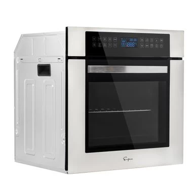 Empava 24 In Electric Single Wall Oven - Convection Fan In Stainless Steel - 24" - Stainless Steel - Image 2