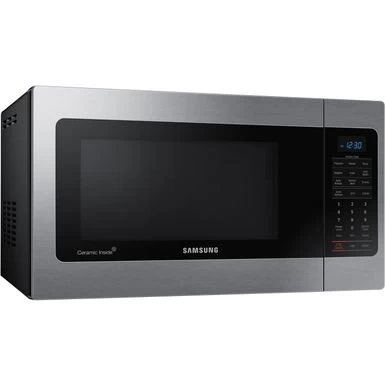 Samsung - 1.1 Cu. Ft. Countertop Microwave With Grilling Element - Stainless Steel - Image 9