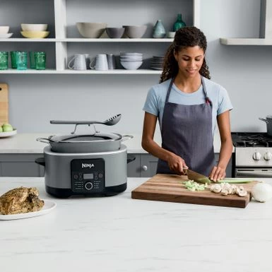 Ninja - Foodi PossibleCooker PRO, 8.5qt Multi-Cooker - Sea Salt Grey - Image 7