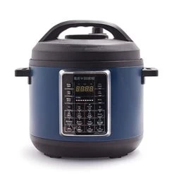 Blue Diamond Ceramic Nonstick, 16-in-1 6QT Electric Pressure Cooker, Slow Cooker, Rice Cooker, Yogurt Maker, Saute, Steamer And More, Programable, Dishwasher Safe Pot, PFAS-Free, Blue