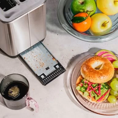 Bella Pro Series - 2-Slice Extra-Wide-Slot Toaster - Stainless Steel - Image 4