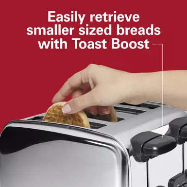 Hamilton Beach - Classic 4 Slice Toaster W/ Sure-Toast Stainless Steel - Image 14