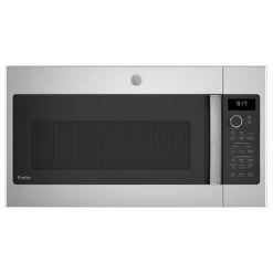 GE Profile - Profile Series 1.7 Cu. Ft. Convection Over-the-Range Microwave With Sensor Cooking And Chef Connect - Stainless Steel