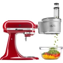 KitchenAid - KSM2FPA Food Processor Attachment Kit With Commercial Style Dicing - Plata