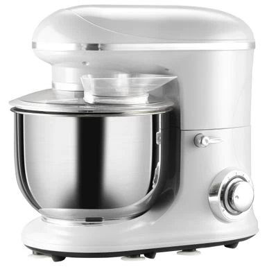HOMCOM Stand Mixer With Splash Guard, Electric Hand Mixer Set With 6 Qt. Large Mixing Bowl - 14.5" X 9" X 14.5" - Silver - Image 10