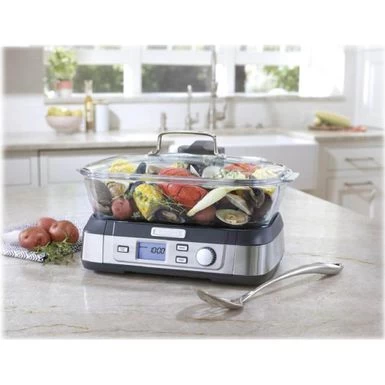 Conair Cuisinart - CookFresh™ Digital Glass Steamer - Stainless Steel - Image 6