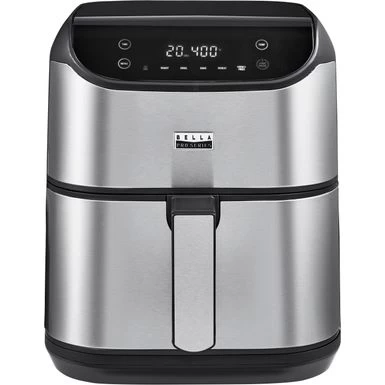 Bella Pro Series - 6-qt. Digital Air Fryer With Stainless Finish - Stainless Steel