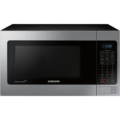 Samsung - 1.1 Cu. Ft. Countertop Microwave With Grilling Element - Stainless Steel