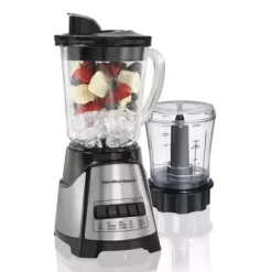 Hamilton Beach - 2-in-1 Blender And Chopper Black-SS