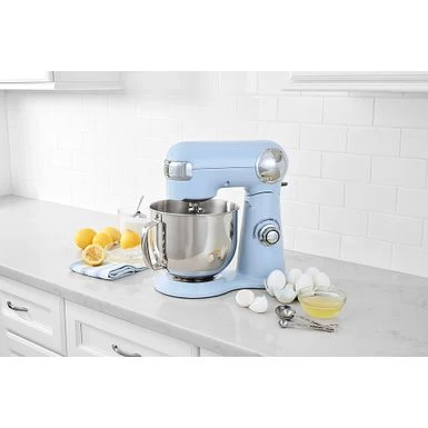 Cuisinart - Precision Master 5.5 Quart Stand Mixer - Arctic Blue - Image 10
