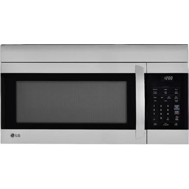 LG - 1.7 Cu. Ft. Over-the-Range Microwave With EasyClean - Stainless Steel