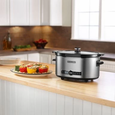 KitchenAid 6-Quart Slow Cooker In Stainless Steel - Image 2