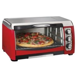 Hamilton Beach Red Ensemble 6-slice Toaster Oven W/ Broiler - Red