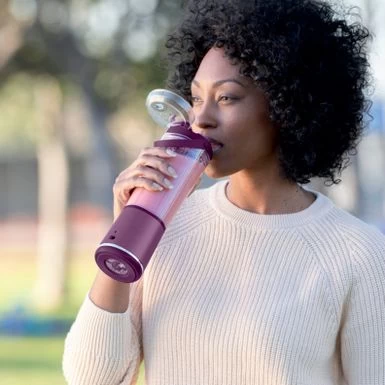 Ninja - Blast 18 Oz. Portable Blender - Passion Fruit Purple - Image 10