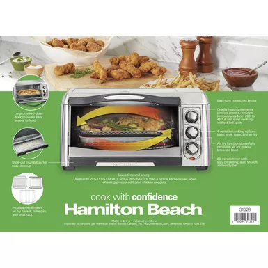 Hamilton Beach - Sure-Crisp Air Fry Toaster Oven - Image 9
