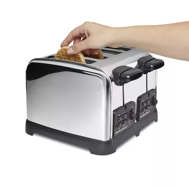 Hamilton Beach - Classic 4 Slice Toaster W/ Sure-Toast Stainless Steel - Image 7