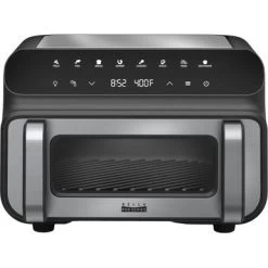 Bella Pro Series - 10.5-qt. 5-in-1 Indoor Grill And Air Fryer - Black