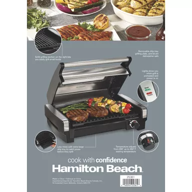 Hamilton Beach - Searing Grill W/ Lid Window - Image 18