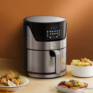 Uber Appliance Air Fryer XL Premium - 5QT SS - Stainless Steel - Image 5