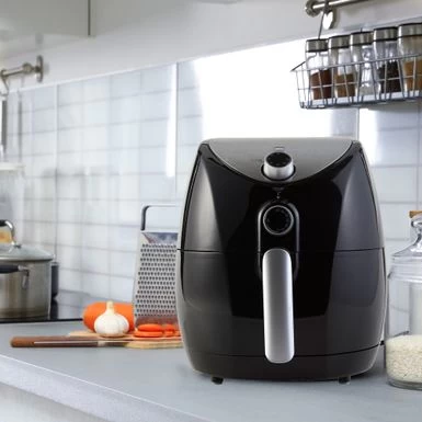 Professional Series 3.2 Liter Electric Air Fryer, Black - Black - Image 2