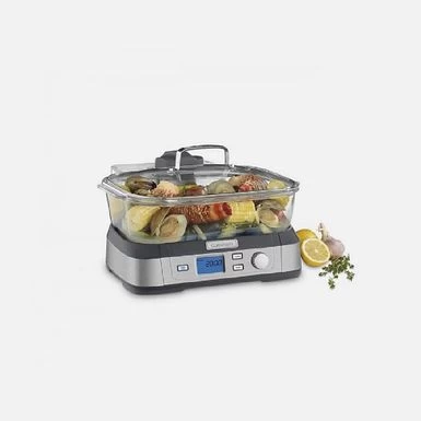 Conair Cuisinart - CookFresh™ Digital Glass Steamer - Stainless Steel - Image 8