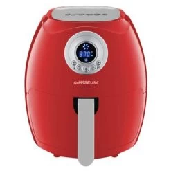 GoWISE 3.7-Quart Digital Air Fryer + 100 Recipes - Red