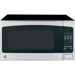 GE - 2.0 Cu. Ft. Full-Size Microwave - Stainless Steel