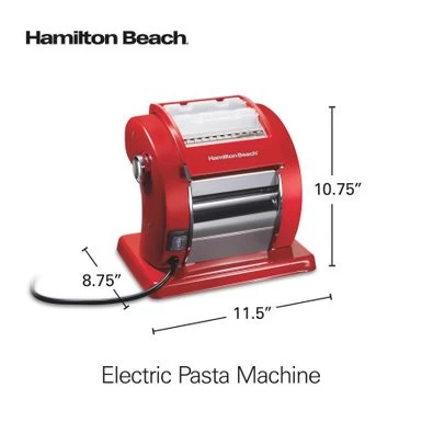 Hamilton Beach Electric Pasta Machine - Red - Image 8