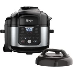 Ninja - Foodi 11-in-1 6.5-qt Pro Pressure Cooker + Air Fryer With Stainless Finish, FD302 - Stainless Steel