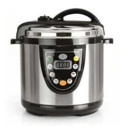 Berghoff 6.3-quart Electric Pressure Cooker - Black, Silver