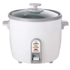 Zojirushi White Rice Cooker/ Steamer (3, 6, And 10 Cups) - 6 Cup - White