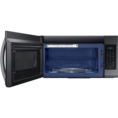 Samsung 1.9 Cu. Ft. Fingerprint Resistant Black Stainless Steel Over-The-Range Microwave With Sensor Cooking - Image 2