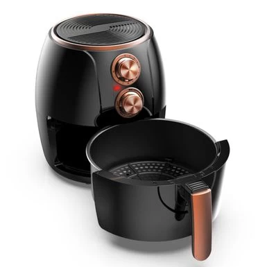 Brentwood 3.2 Quart Electric Air Fryer In Black And Bronze - Bronze - Image 4