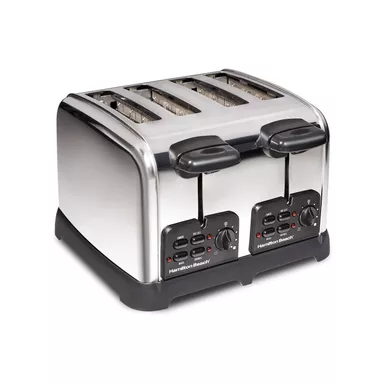 Hamilton Beach - Classic 4 Slice Toaster W/ Sure-Toast Stainless Steel