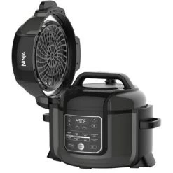 Ninja - Foodi Pressure Cooker With TenderCrisp & Dehydrate - Black/Gray