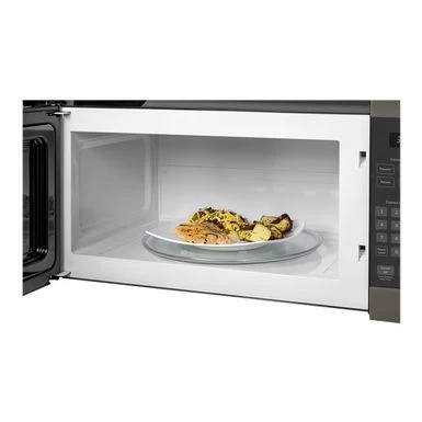 GE 1.6 Cu. Ft. Slate Over-the-Range Microwave Oven - Image 2