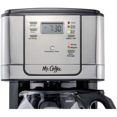 Mr. Coffee® Mr. Coffee - 12-Cup Coffee Maker With Strong Brew Selector - Stainless Steel - Image 3
