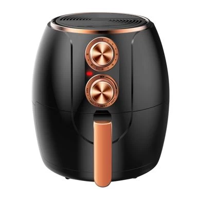 Brentwood 3.2 Quart Electric Air Fryer In Black And Bronze - Bronze