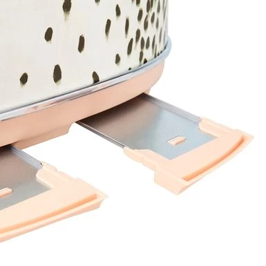 Haden Margate Poodle And Blonde 4-Slice, Wide Slot Toaster - White / Brown - Image 5